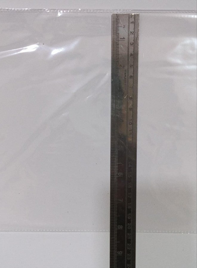 Webshoppers | Self Adhesive Resealable transparent (Pack of 100) (8"×12"inch + Flap) - 100 Pcs BOPP plastic covers for packing,plastic bags - Image 3
